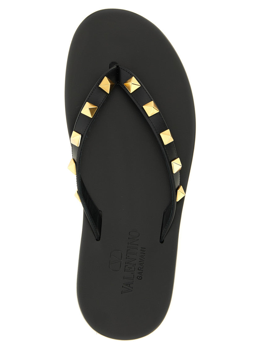 Black Rockstud Slippers 4
