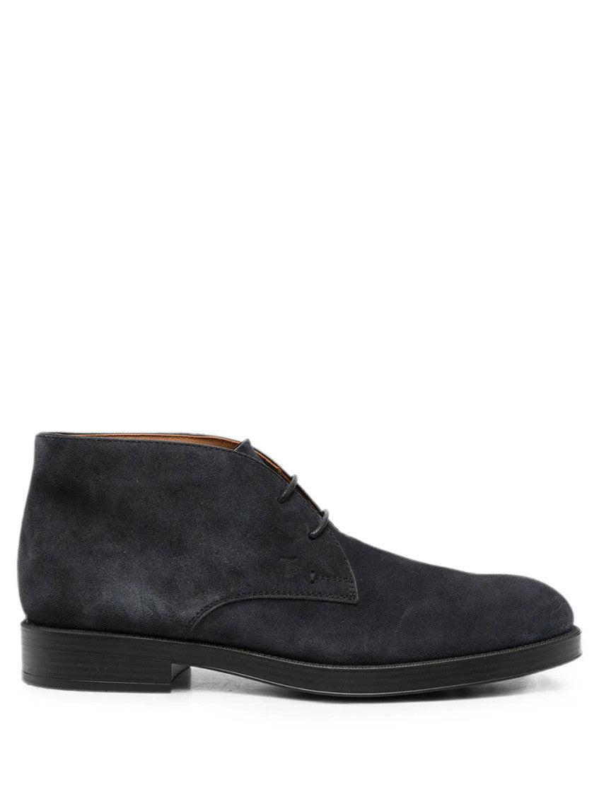 Blue Suede Urban Boots 1