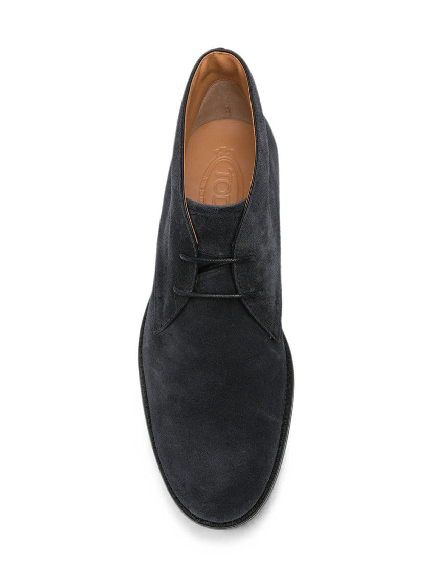 Blue Suede Urban Boots 3