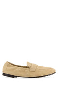 Beige Suede Loafers 1