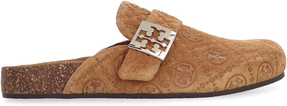 Brown Suede Mules 2