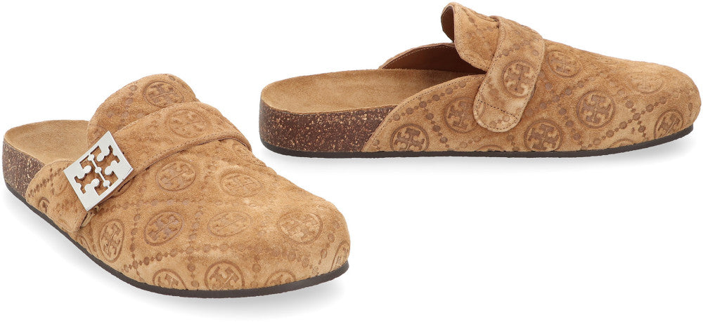 Brown Suede Mules 3