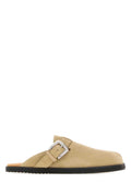 Beige Suede Sandals 1