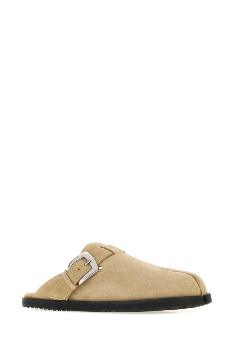 Beige Suede Sandals 2