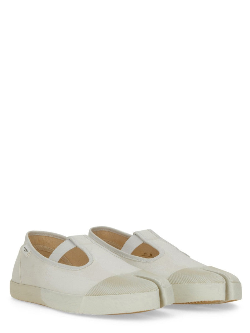 White Tabi-toe Sneakers 2