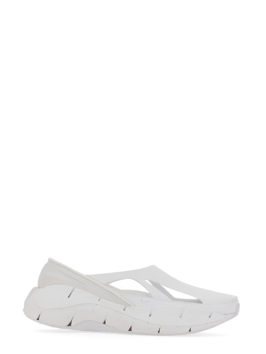 White Slip On Sandals 1