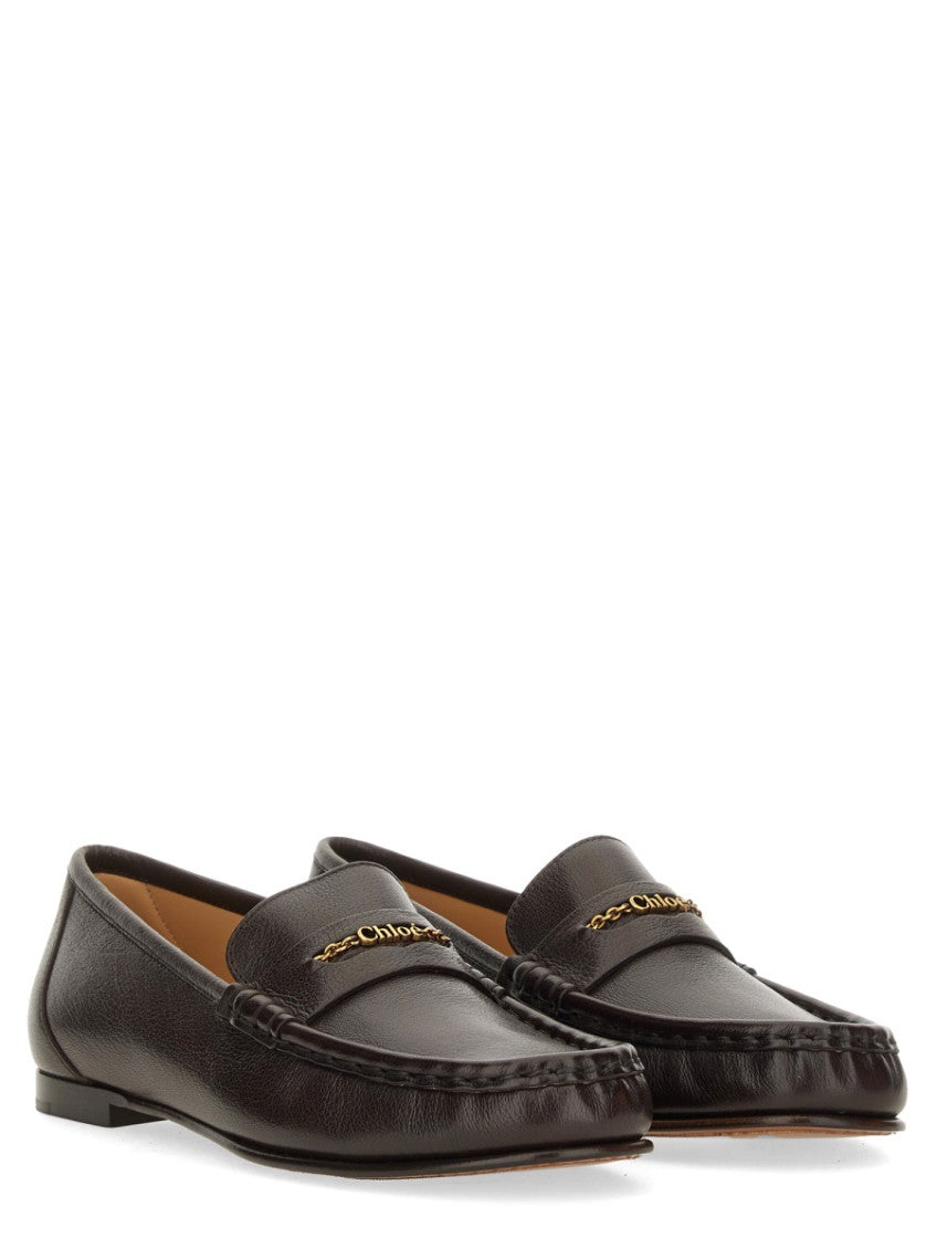 Brown Leather Loafers 2