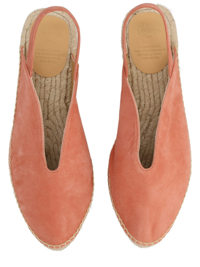 Pink Slingback Espadrille Sandals 5