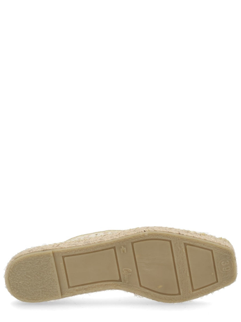 Beige Floral Espadrilles 6