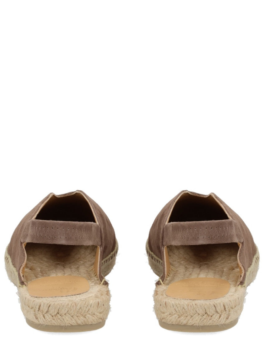 Brown Slingback Espadrille Sandals 4