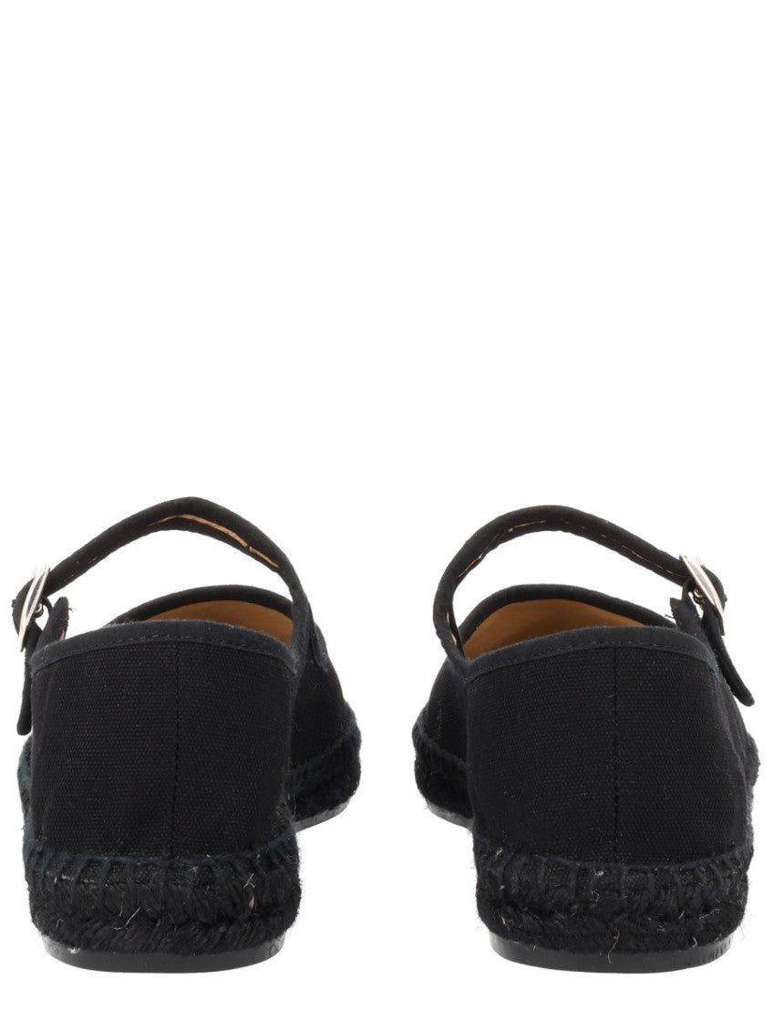 Black Cotton Espadrilles 4