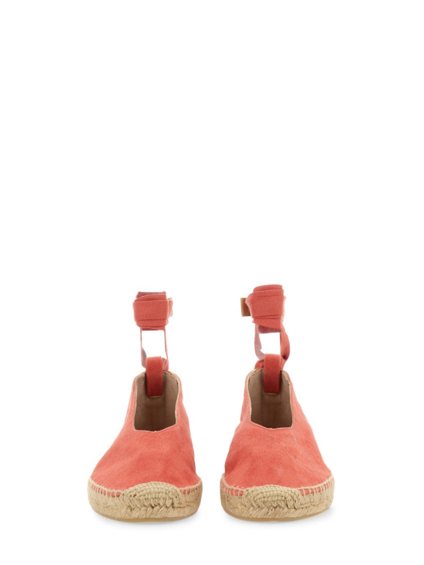 Pink Solid Espadrilles 3