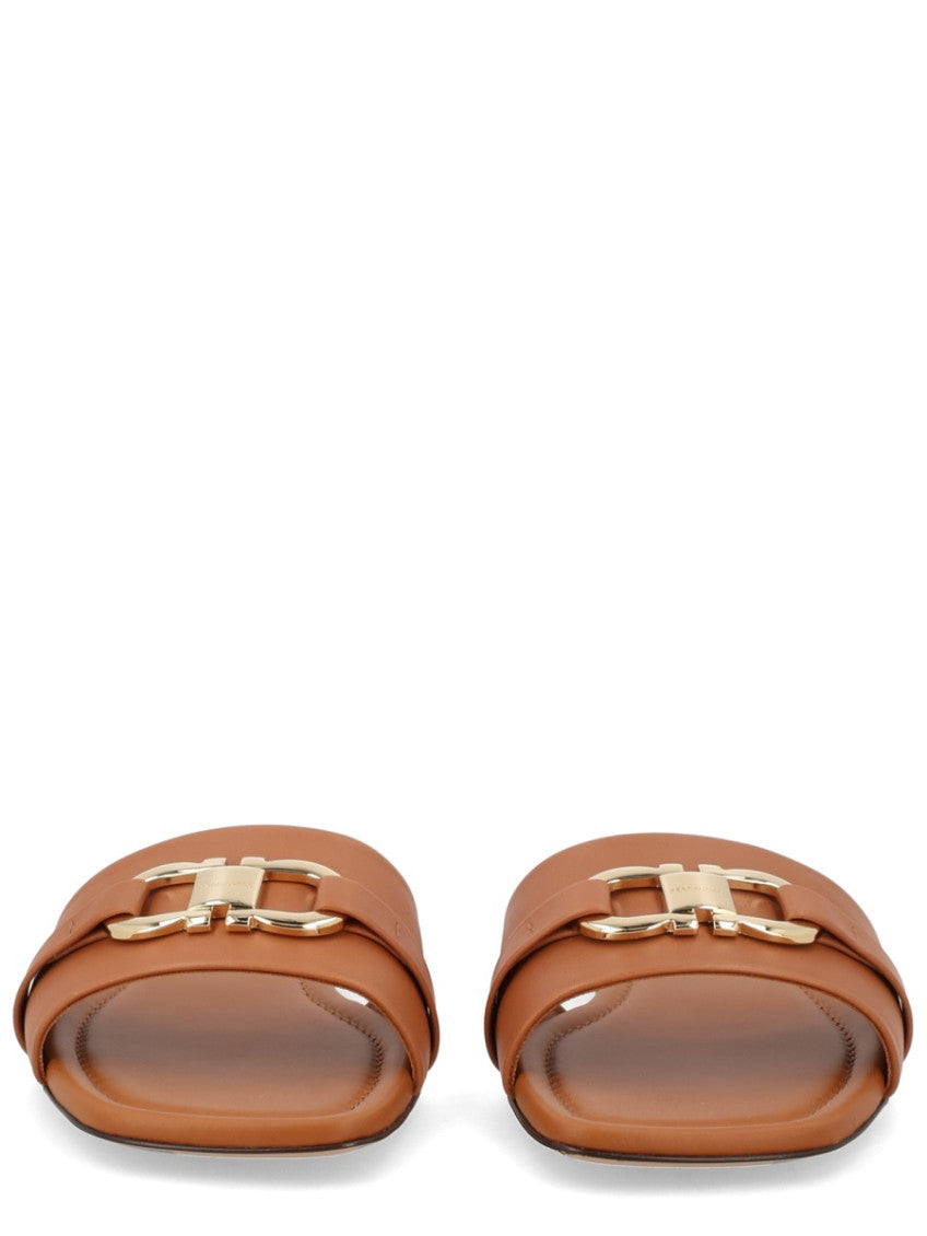Brown Slip-on Sandals 3