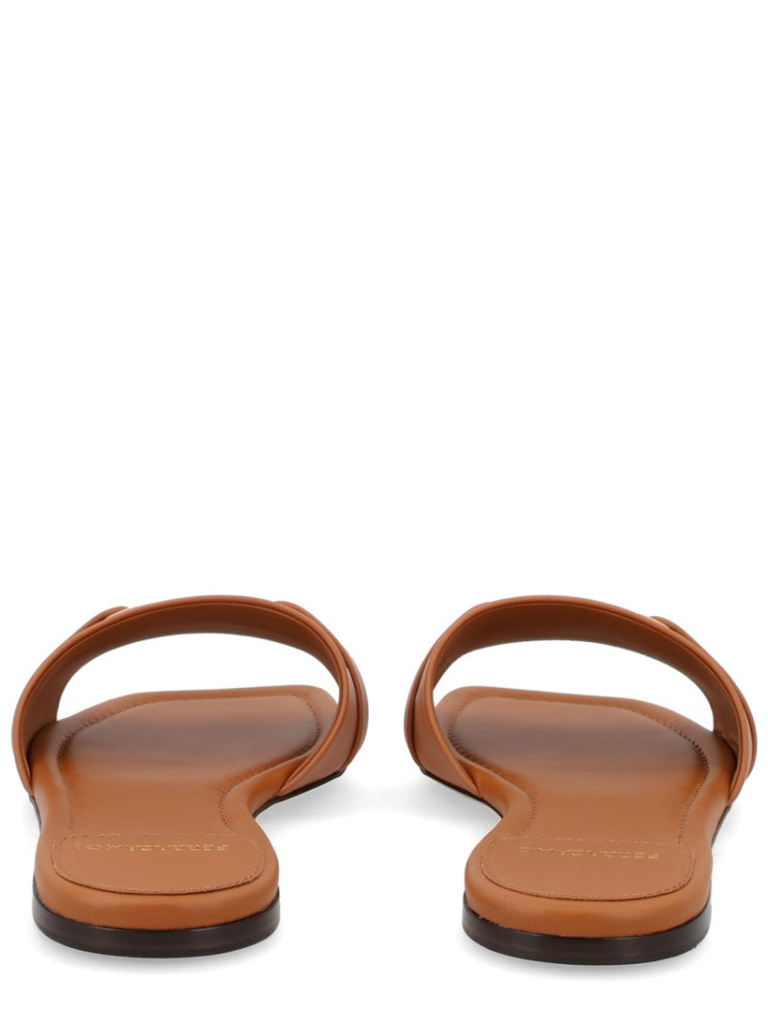 Brown Slip-on Sandals 4