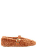 Brown Round Toe Ballet Flats 1