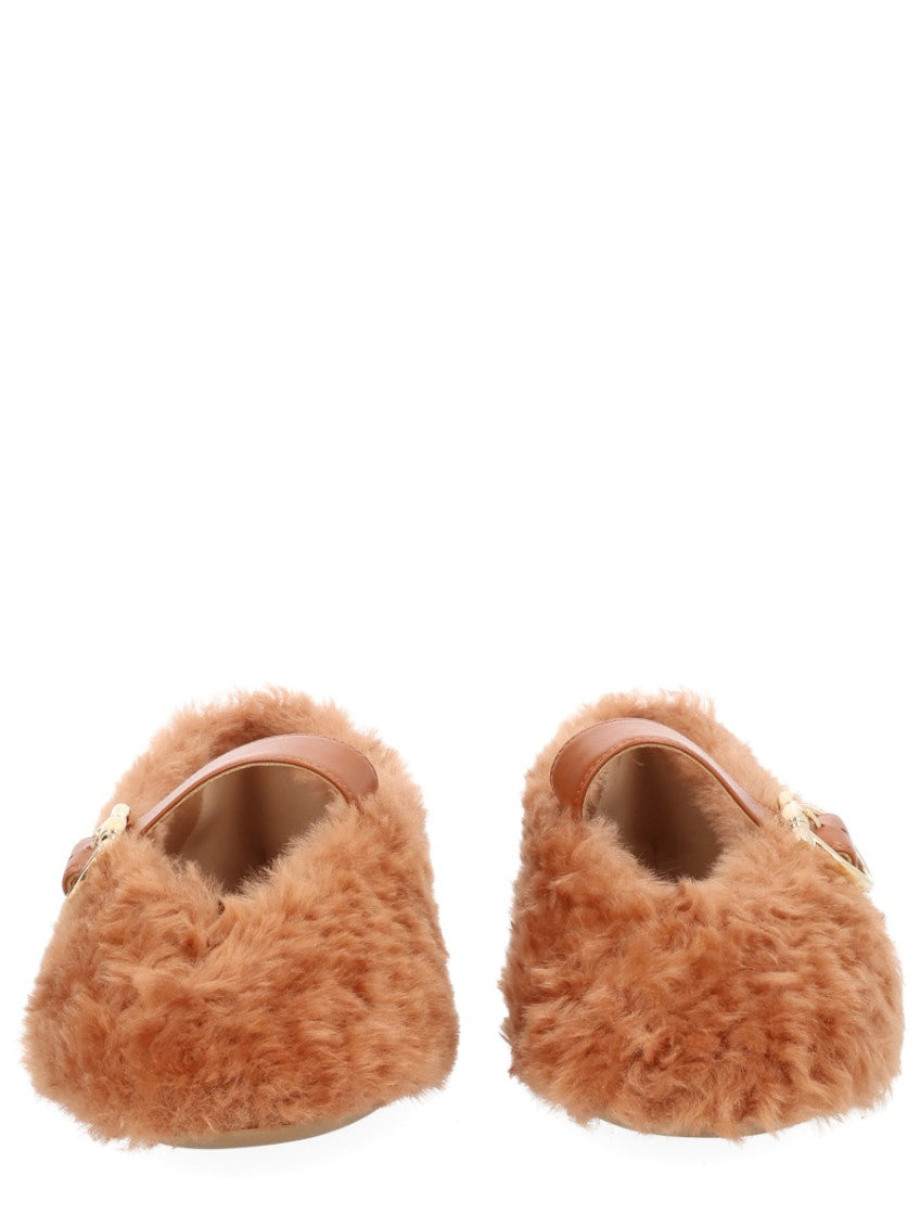 Brown Round Toe Ballet Flats 3