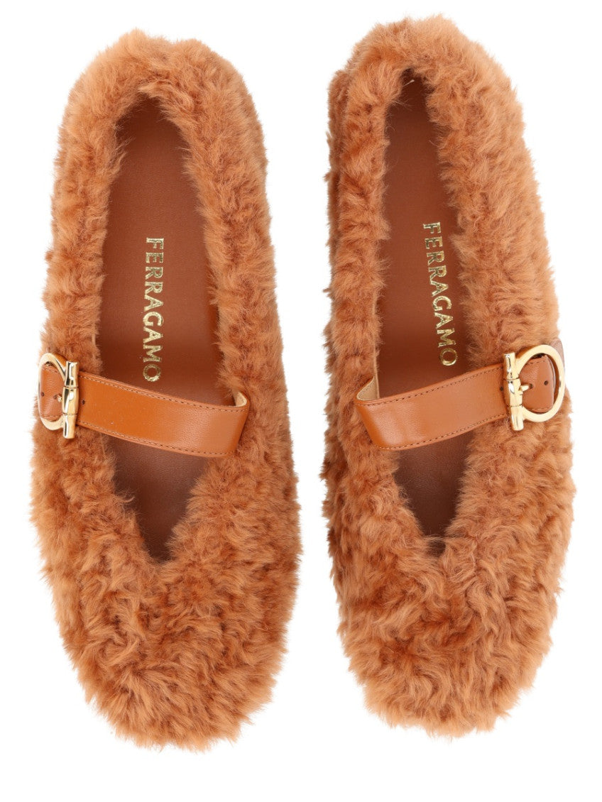 Brown Round Toe Ballet Flats 4