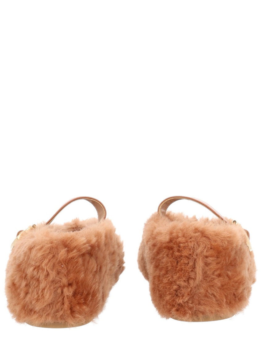 Brown Round Toe Ballet Flats 5