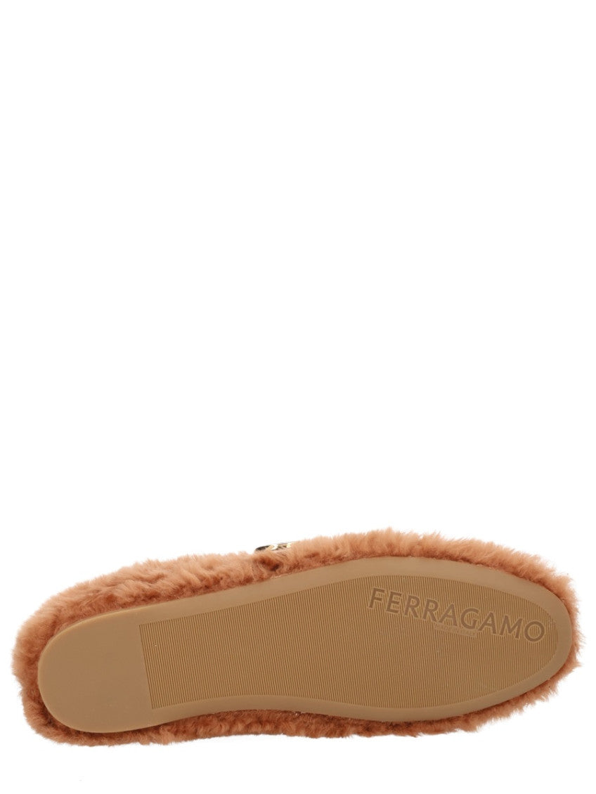 Brown Round Toe Ballet Flats 6
