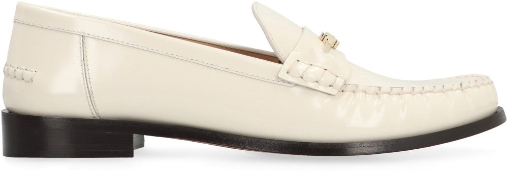 White Leather Loafers 2