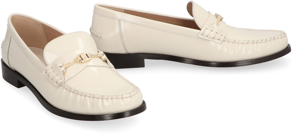 White Leather Loafers 3