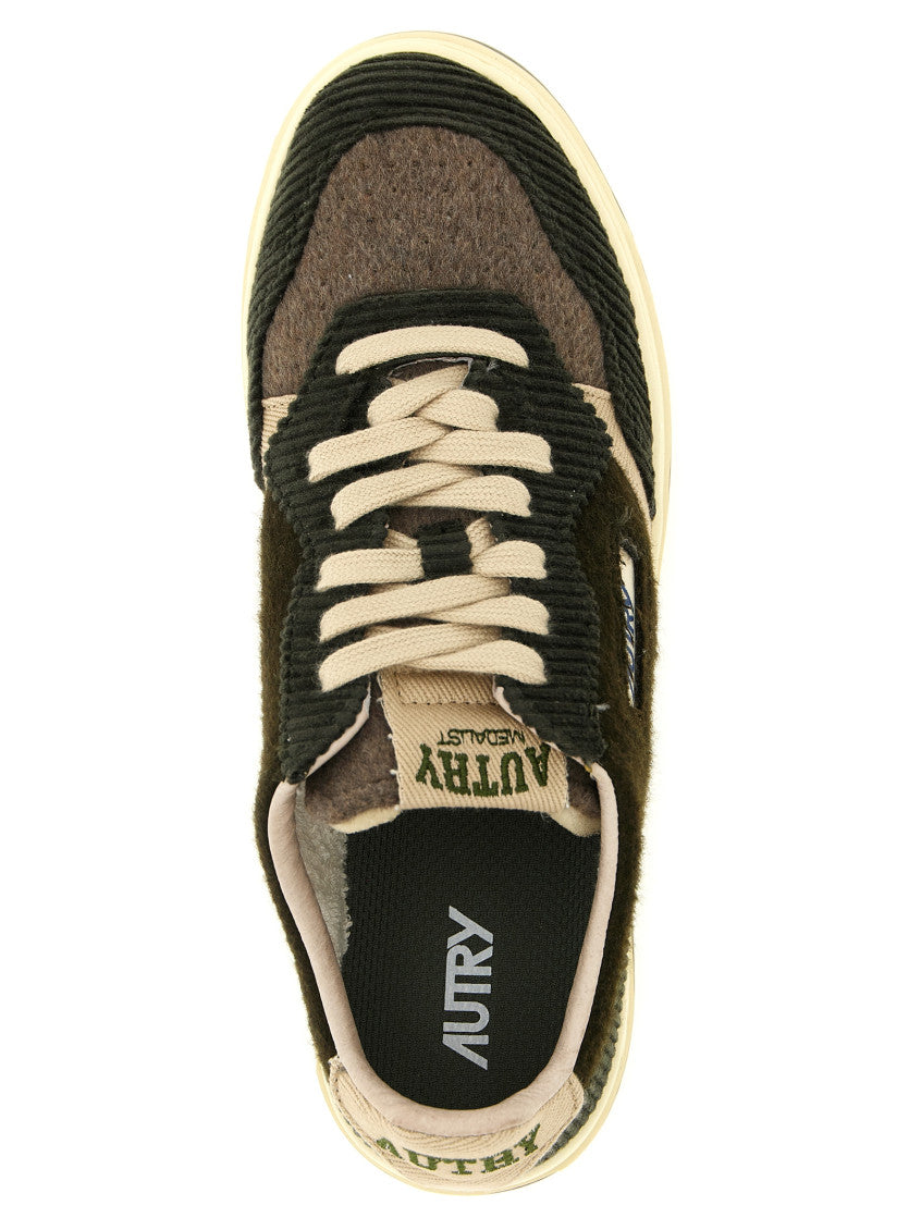 Dark Green Medalist Low Sneakers 3