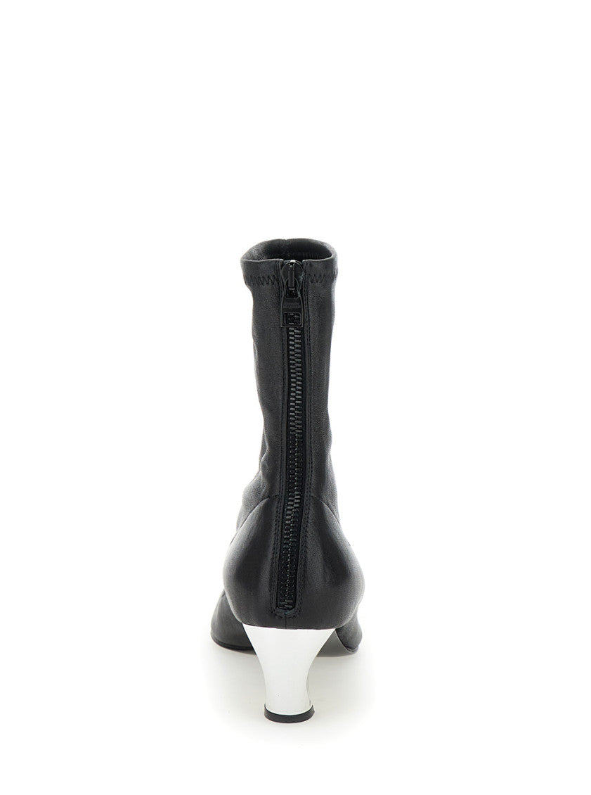 Black BOOT ARMADILLO HEEL 4