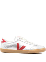 Silver Logo Sneakers 1