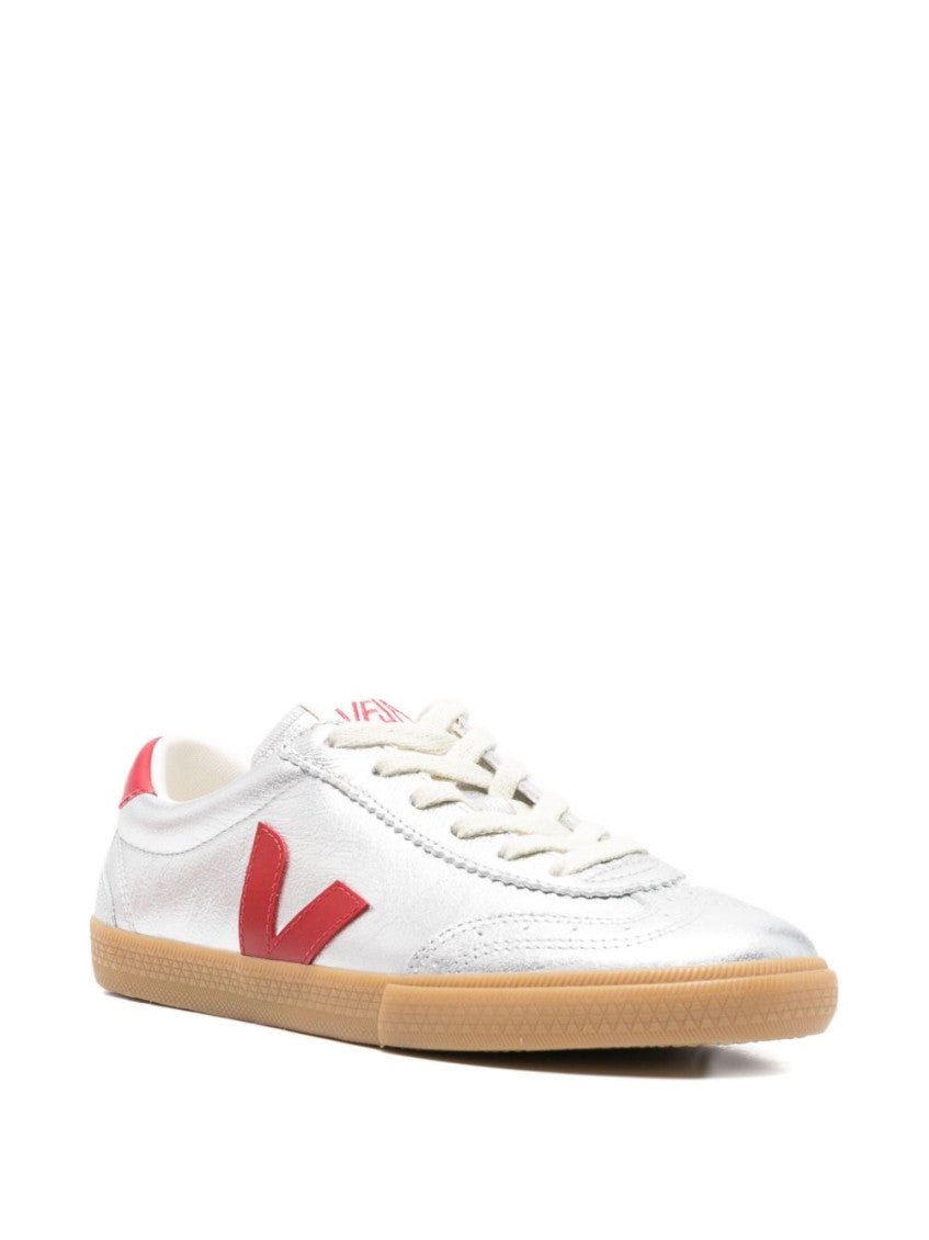 Silver Logo Sneakers 2