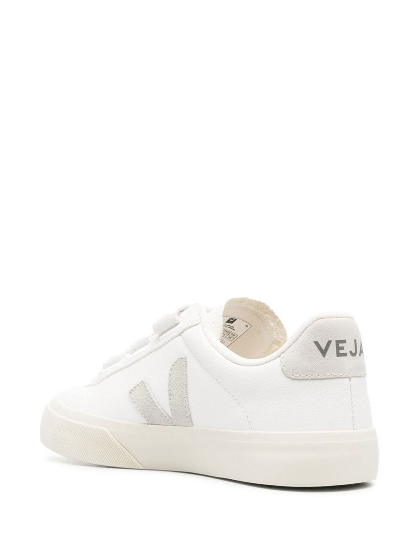 White Beige Logo Sneakers 3