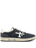 Dark Blue Lace Up Sneakers 1