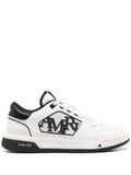 BlackWhite Leather Sneakers 1