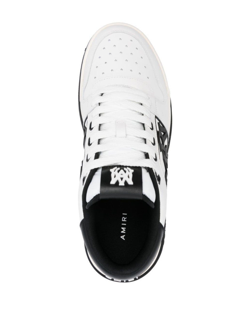 BlackWhite Leather Sneakers 3