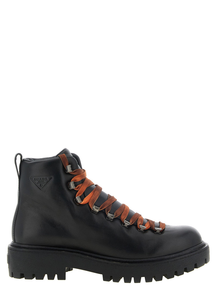 Black Lace-Up Boots 1