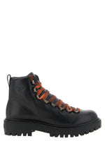 Black Lace-Up Boots 1