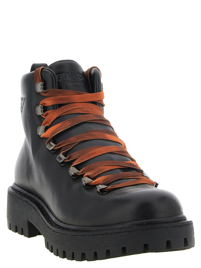 Black Lace-Up Boots 2