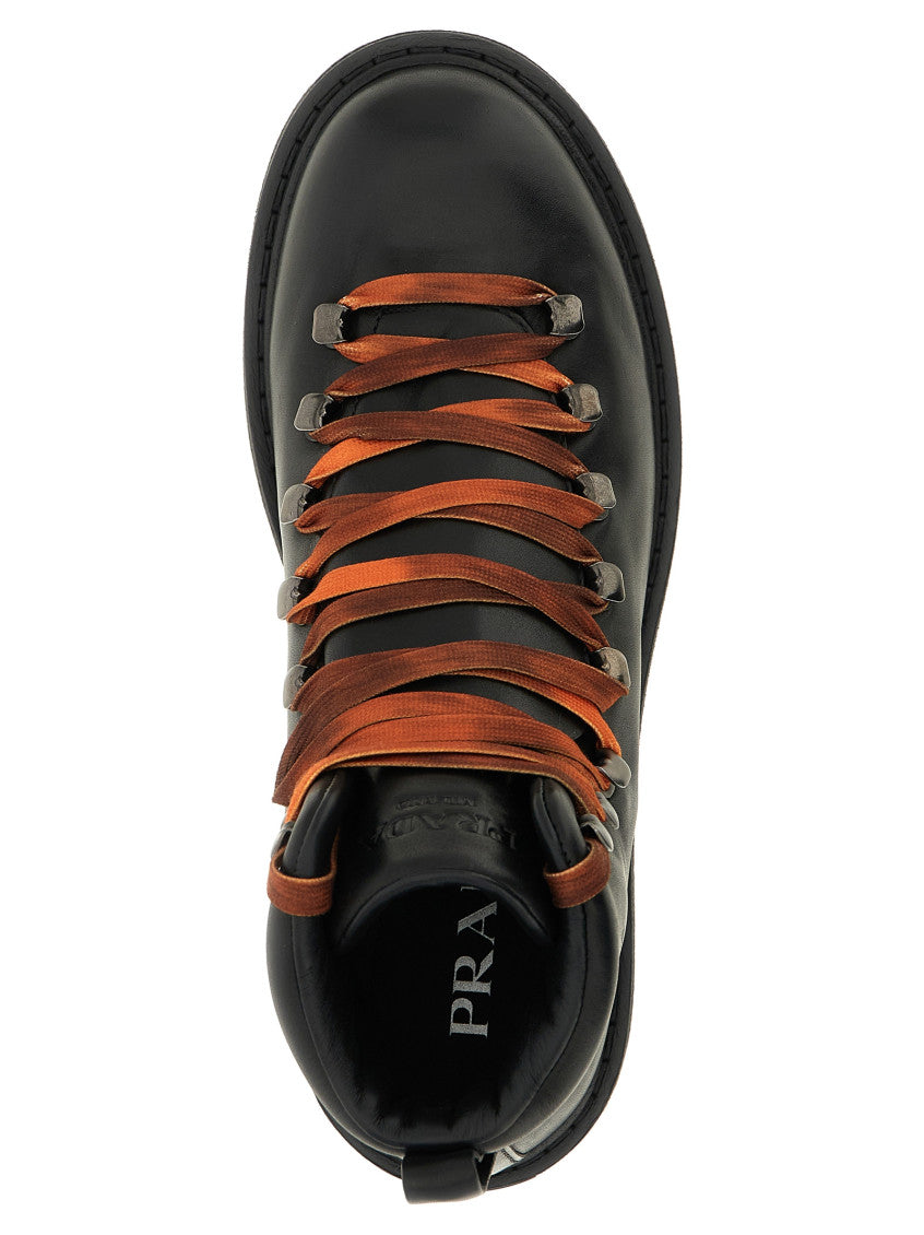 Black Lace-Up Boots 4