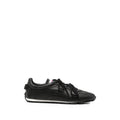 Black Printed Maple Leaf Sneakers 1