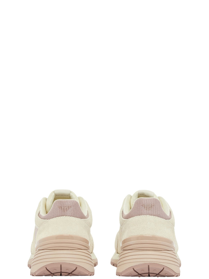 Beige Color Block Sneakers 4