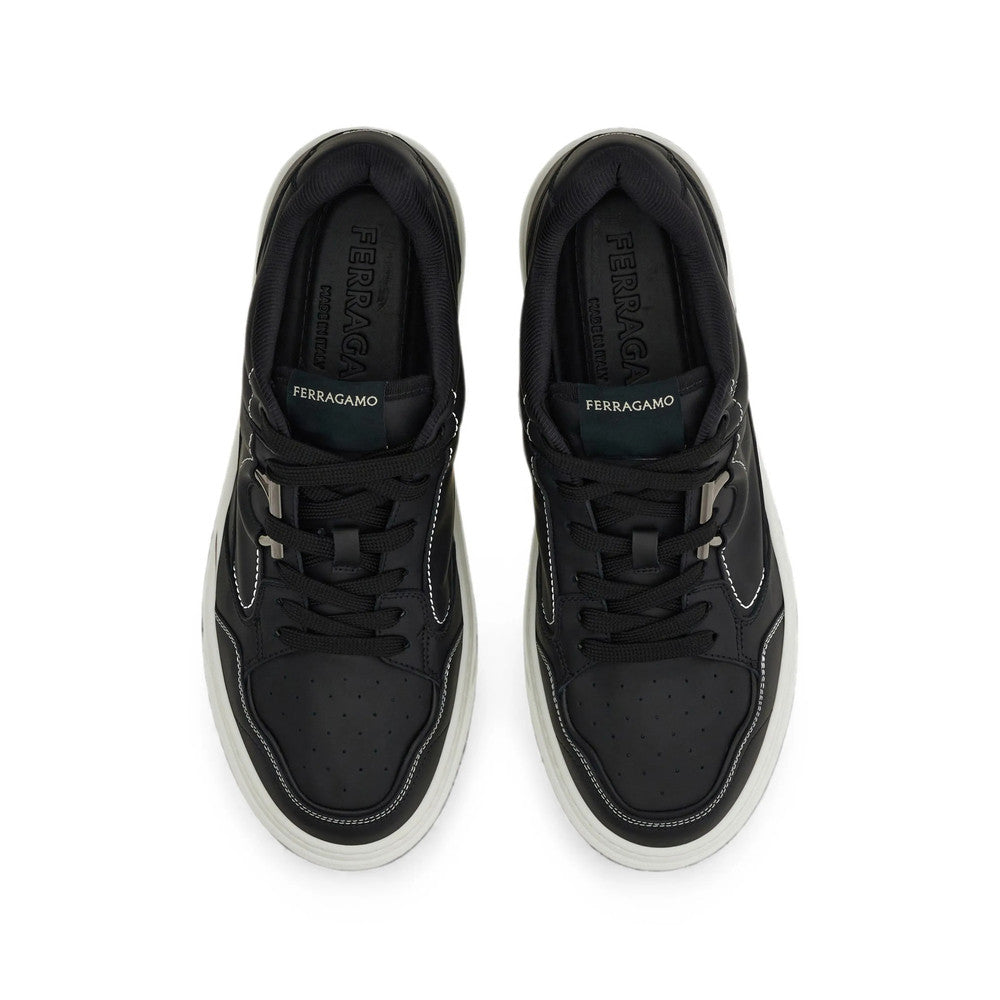 Black Perforated Sneakers 4