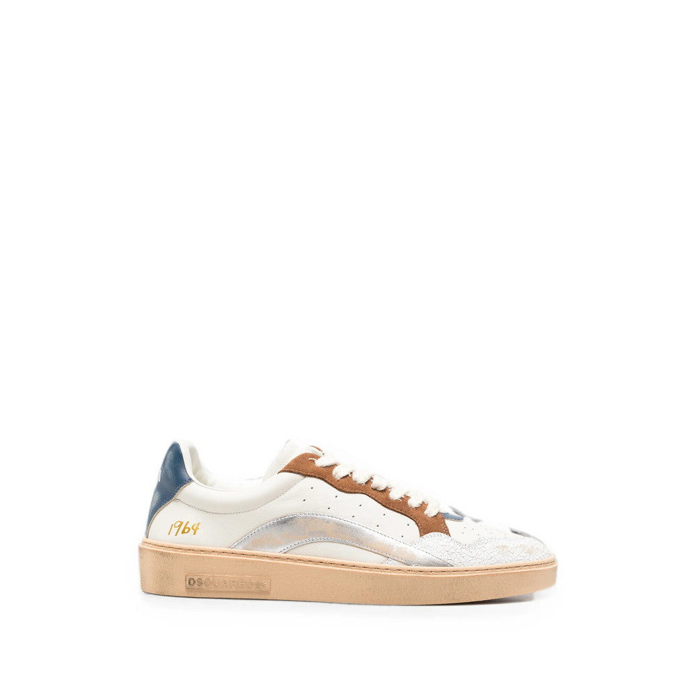 White Distressed Sneakers 1