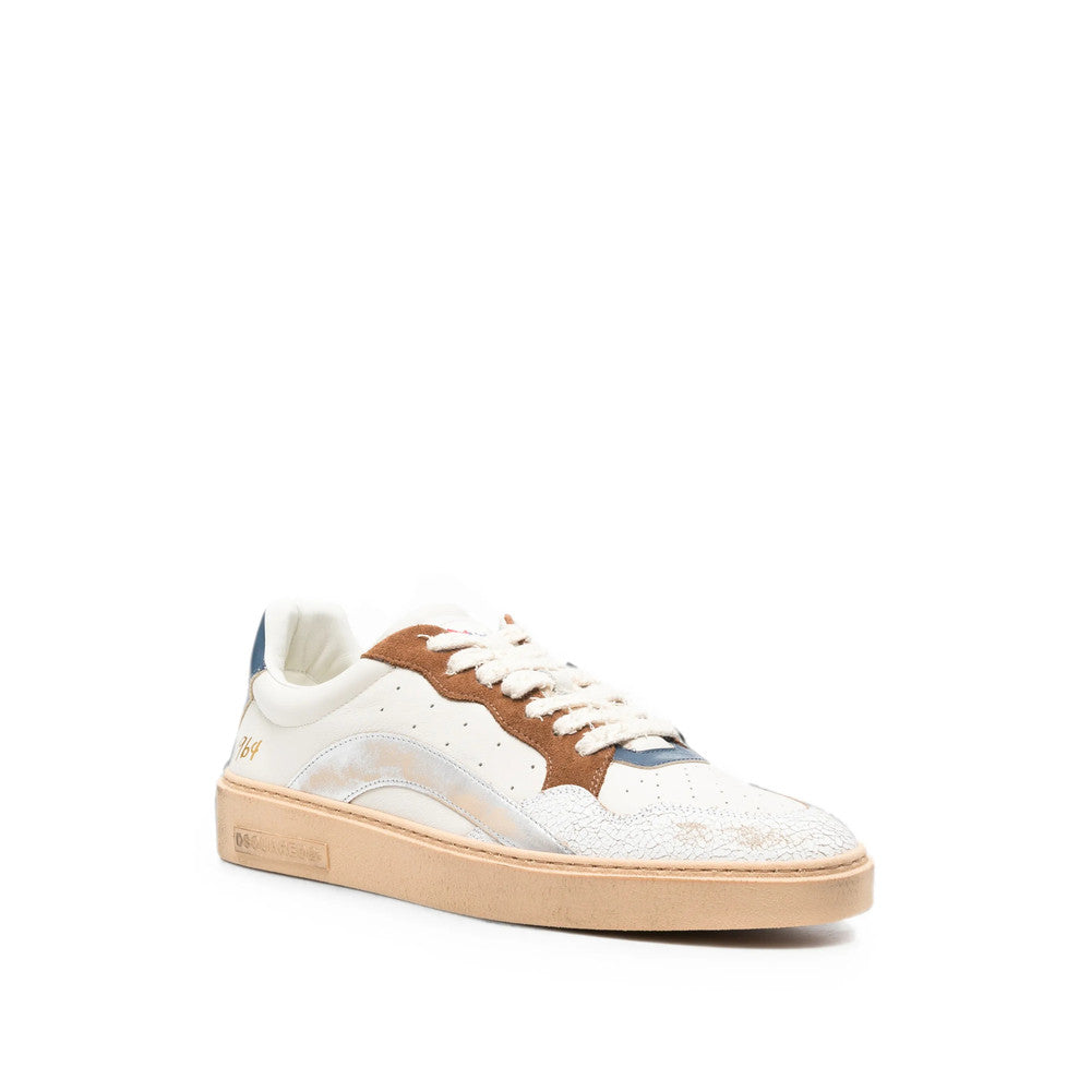 White Distressed Sneakers 2