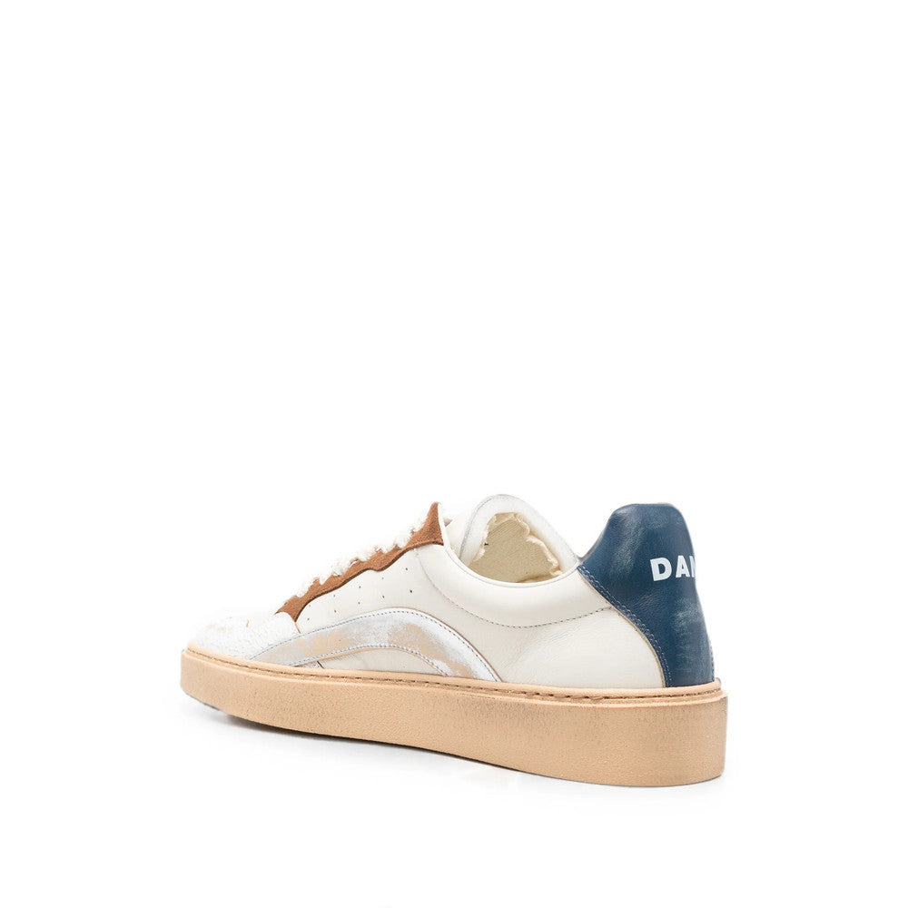 White Distressed Sneakers 3