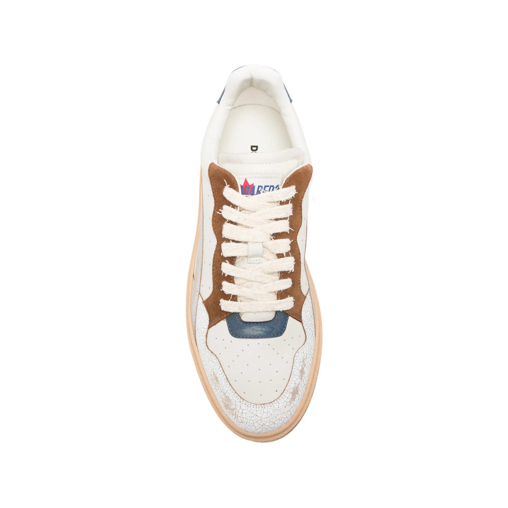 White Distressed Sneakers 4