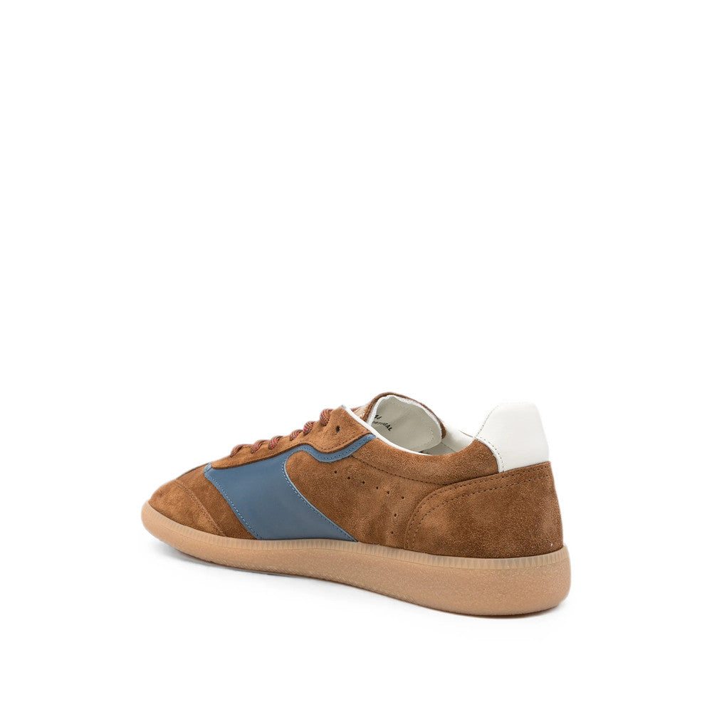 Brown Logo Low-Top Sneakers 4