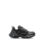Black Logo Technical Sneakers 1