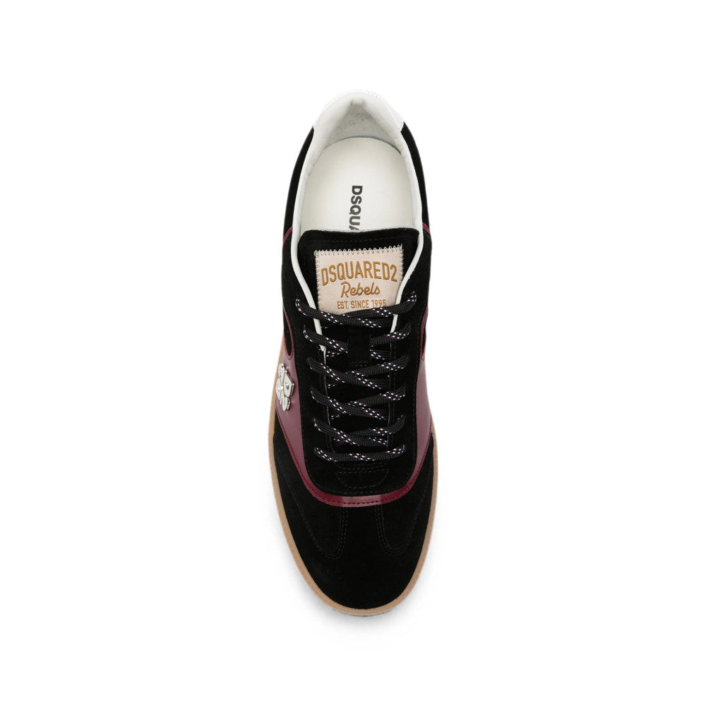Black Color Block Sneakers 4