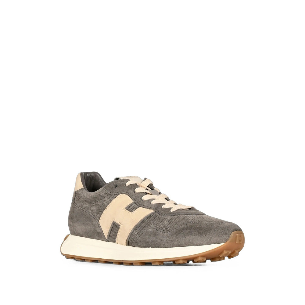 Grey Color Block Sneakers 2