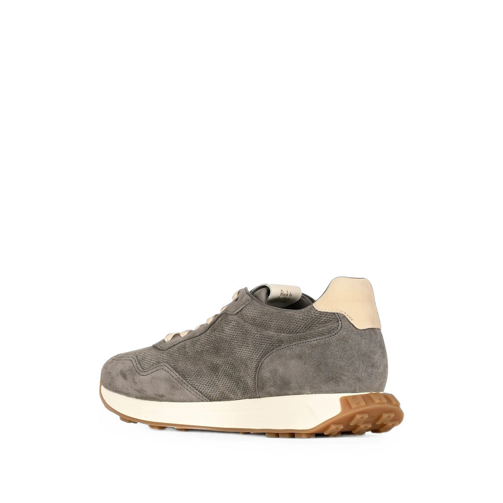 Grey Color Block Sneakers 3