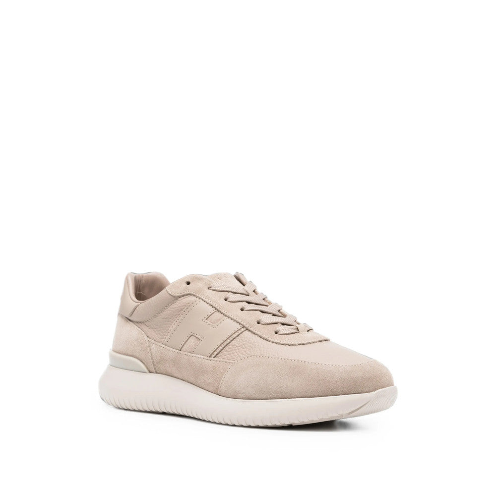 Beige Logo Sneakers 2